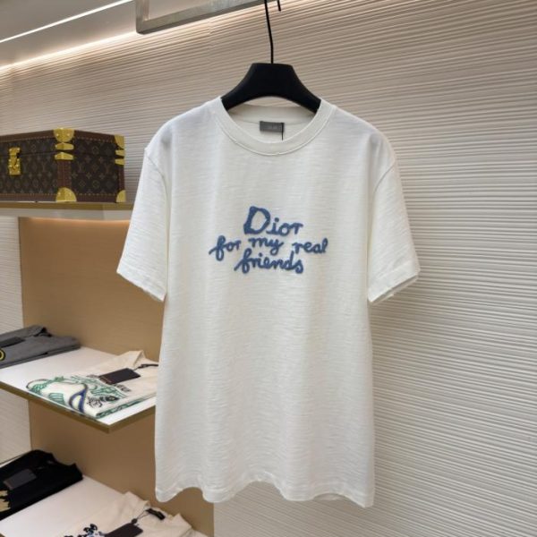 designer,replica,clothing,fake,1:1,lv,luxury,high quality Dior terry cloth embroidered short-sleeved shirt (XY2S4)