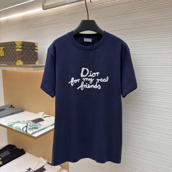designer,replica,clothing,fake,1:1,lv,luxury,high quality Dior terry cloth embroidered short-sleeved shirt (FA47E)