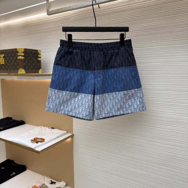 designer,replica,clothing,fake,1:1,lv,luxury,high quality Dior Oblique Print Beach Shorts with All-Over Side Pockets (51OFW)