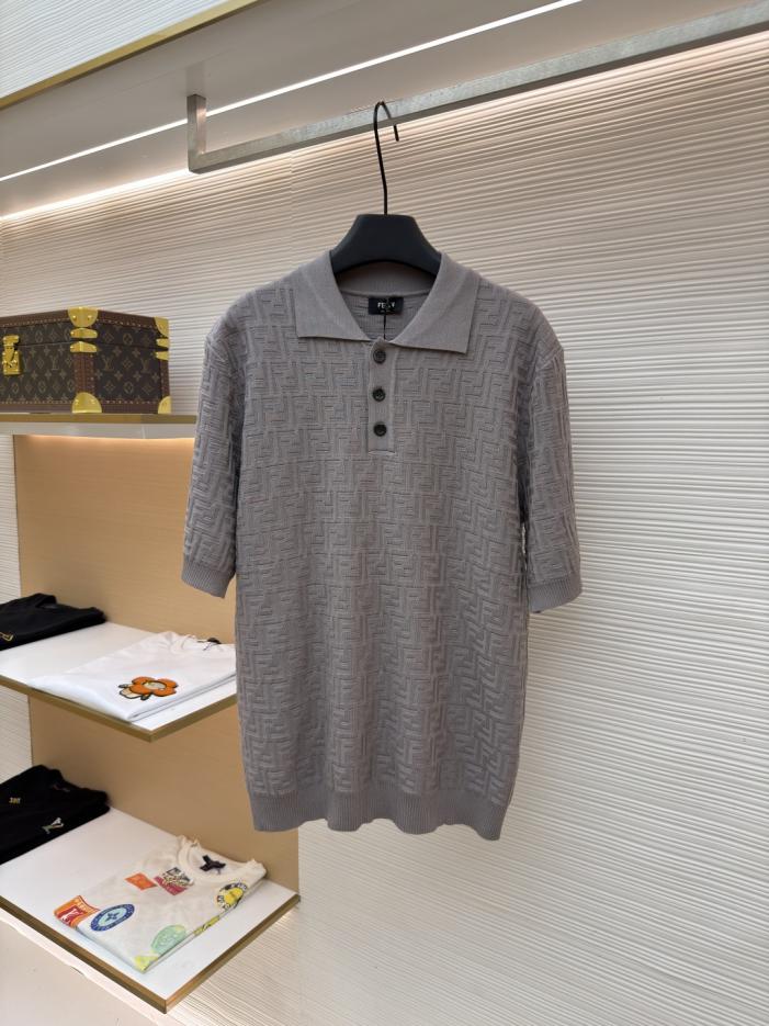 designer,replica,clothing,fake,1:1,lv,luxury,high quality Fendi FF all-over print polo collar knit sweater (UNVT5) designer,replica,clothing,fake,1:1,lv,luxury,high quality Fendi FF all-over print polo collar knit sweater (UNVT5)