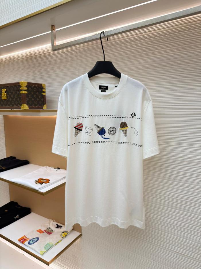 designer,replica,clothing,fake,1:1,lv,luxury,high quality Fendi Summer Multi-Colored Ice Cream Pattern Embroidered T-Shirt (NZTFL) designer,replica,clothing,fake,1:1,lv,luxury,high quality Fendi Summer Multi-Colored Ice Cream Pattern Embroidered T-Shirt (NZTFL)