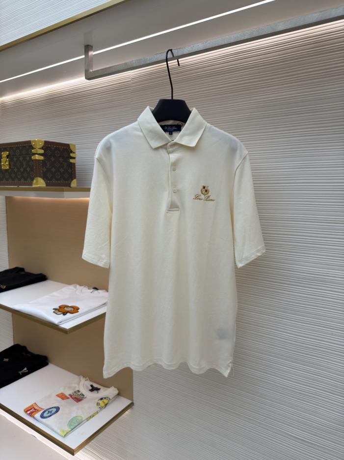 designer,replica,clothing,fake,1:1,lv,luxury,high quality Loro Piana logo embroidered polo shirt (853UI) designer,replica,clothing,fake,1:1,lv,luxury,high quality Loro Piana logo embroidered polo shirt (853UI)