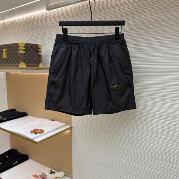 designer,replica,clothing,fake,1:1,lv,luxury,high quality Prada Triangle Logo Nylon Shorts (IT1J8)