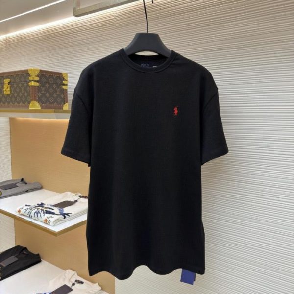 designer,replica,clothing,fake,1:1,lv,luxury,high quality Ralph Lauren logo embroidered short-sleeved shirt (K1HLY)