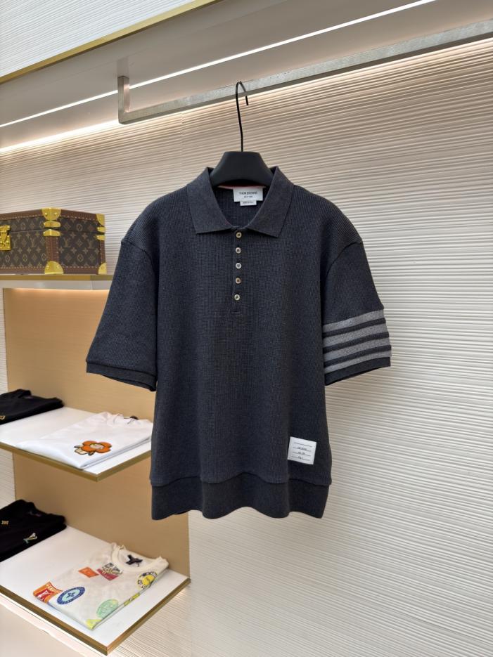 designer,replica,clothing,fake,1:1,lv,luxury,high quality THOM BROWNE Waffle Knit Polo Shirt (E18D0) designer,replica,clothing,fake,1:1,lv,luxury,high quality THOM BROWNE Waffle Knit Polo Shirt (E18D0)