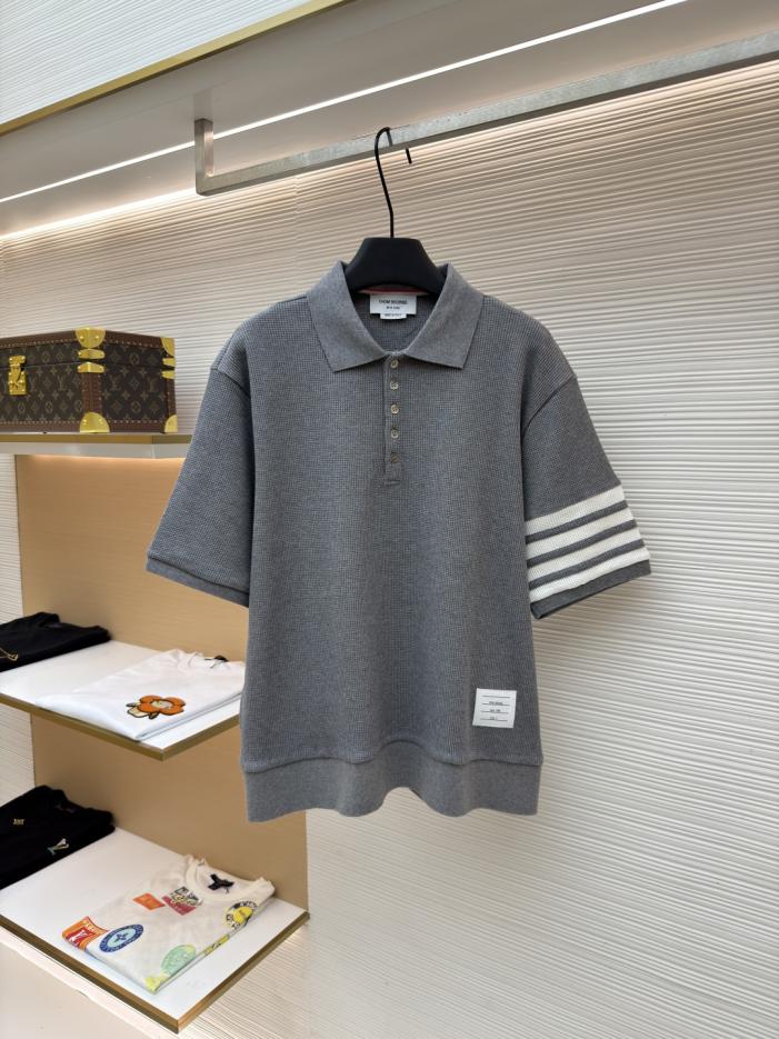 designer,replica,clothing,fake,1:1,lv,luxury,high quality THOM BROWNE Waffle Knit Polo Shirt (Z9ITY) designer,replica,clothing,fake,1:1,lv,luxury,high quality THOM BROWNE Waffle Knit Polo Shirt (Z9ITY)