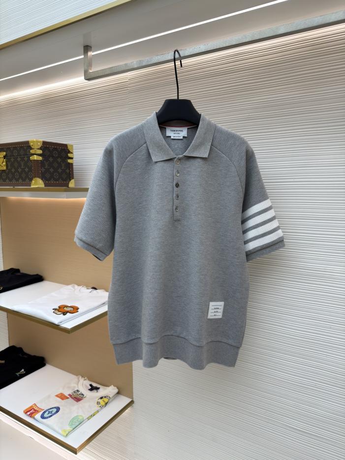 designer,replica,clothing,fake,1:1,lv,luxury,high quality THOM BROWNE Water Ripple Polo Shirt (B2G27) designer,replica,clothing,fake,1:1,lv,luxury,high quality THOM BROWNE Water Ripple Polo Shirt (B2G27)