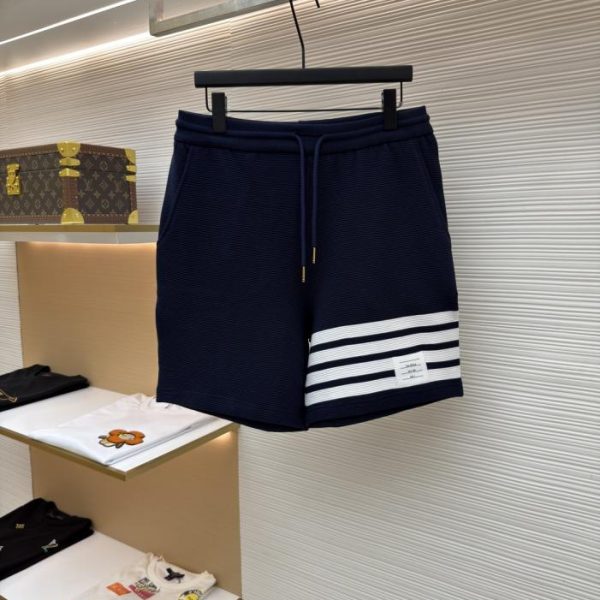 designer,replica,clothing,fake,1:1,lv,luxury,high quality THOM BROWNE Water Ripple Shorts (WEQXW)