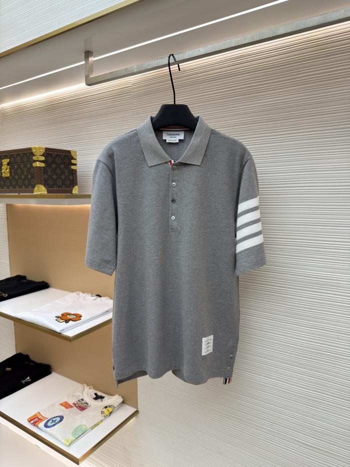 designer,replica,clothing,fake,1:1,lv,luxury,high quality THOM BROWNE pique cotton knit polo shirt (AJIWN) designer,replica,clothing,fake,1:1,lv,luxury,high quality THOM BROWNE pique cotton knit polo shirt (AJIWN)