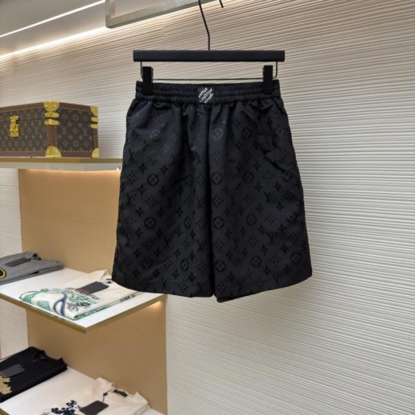designer,replica,clothing,fake,1:1,lv,luxury,high quality LOUIS VUITTON monogram jacquard silk shorts (0JADY)