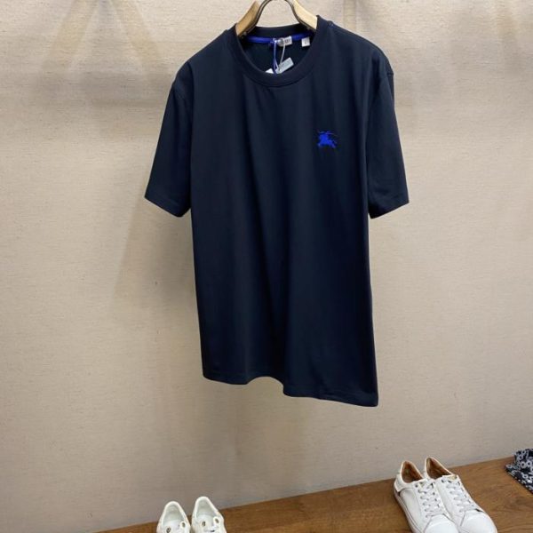 designer,replica,clothing,fake,1:1,lv,luxury,high quality Burberry Equestrian Embroidered Cotton T-Shirt (4B54U)