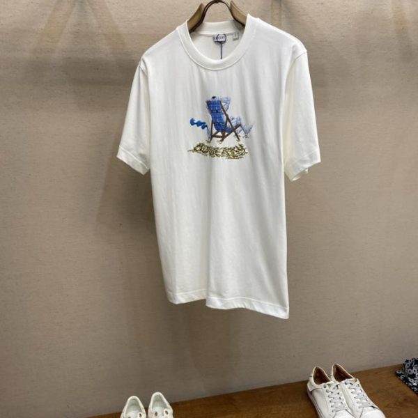 designer,replica,clothing,fake,1:1,lv,luxury,high quality Burberry Beach Lounge Crew Neck Short-Sleeve T-Shirt (B5TH3)