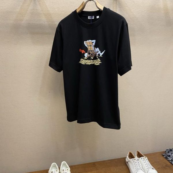 designer,replica,clothing,fake,1:1,lv,luxury,high quality Burberry Beach Lounge Crew Neck Short-Sleeve T-Shirt (X1UFW)