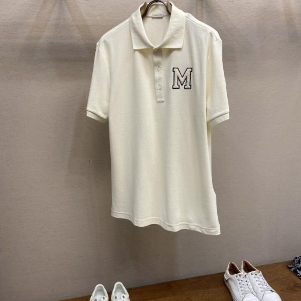 designer,replica,clothing,fake,1:1,lv,luxury,high quality Momcler monogram cotton polo shirt (GQGZ8)