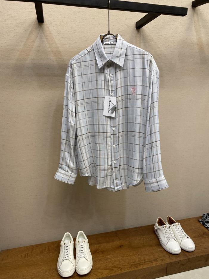 designer,replica,clothing,fake,1:1,lv,luxury,high quality Acne Studios Embroidered Linen Check Shirt (QDNHR) designer,replica,clothing,fake,1:1,lv,luxury,high quality Acne Studios Embroidered Linen Check Shirt (QDNHR)