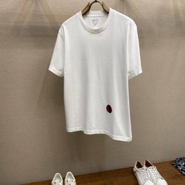 designer,replica,clothing,fake,1:1,lv,luxury,high quality BOTTEGA VENETA Fun Smiley Face New Cotton Knit T-Shirt (LZG78)