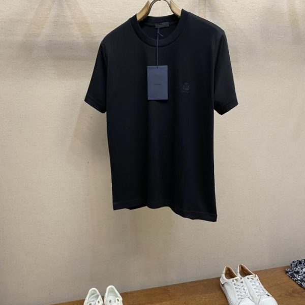 designer,replica,clothing,fake,1:1,lv,luxury,high quality Prada Embroidered Cotton Short-Sleeve T-Shirt (SUUVV)