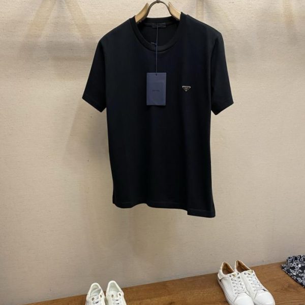 designer,replica,clothing,fake,1:1,lv,luxury,high quality Prada Crew Neck T-Shirt (ZFL4D)