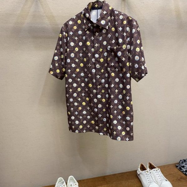 designer,replica,clothing,fake,1:1,lv,luxury,high quality LV Spring/Summer Top with 3D Daisy Print (1CVWA)