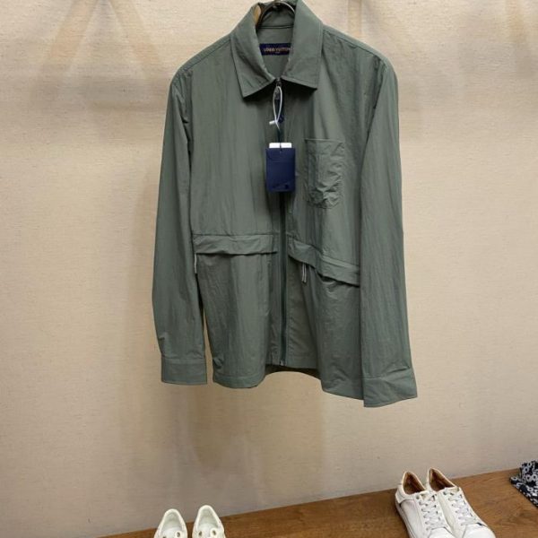 designer,replica,clothing,fake,1:1,lv,luxury,high quality LV Camping Collared Long-Sleeve Shirt (OO54S)
