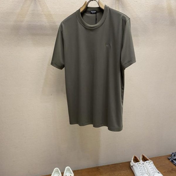 designer,replica,clothing,fake,1:1,lv,luxury,high quality Zzegna ZE High-Count Modal Liquid Ammonia Short-Sleeve T-Shirt (8DFF8)