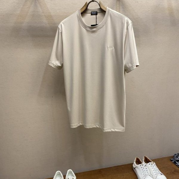 designer,replica,clothing,fake,1:1,lv,luxury,high quality Zzegna ZE High-Count Modal Liquid Ammonia Short-Sleeve T-Shirt (BFUMU)