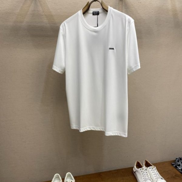 designer,replica,clothing,fake,1:1,lv,luxury,high quality Zzegna ZE High-Count Modal Liquid Ammonia Short-Sleeve T-Shirt (RFTQ1)
