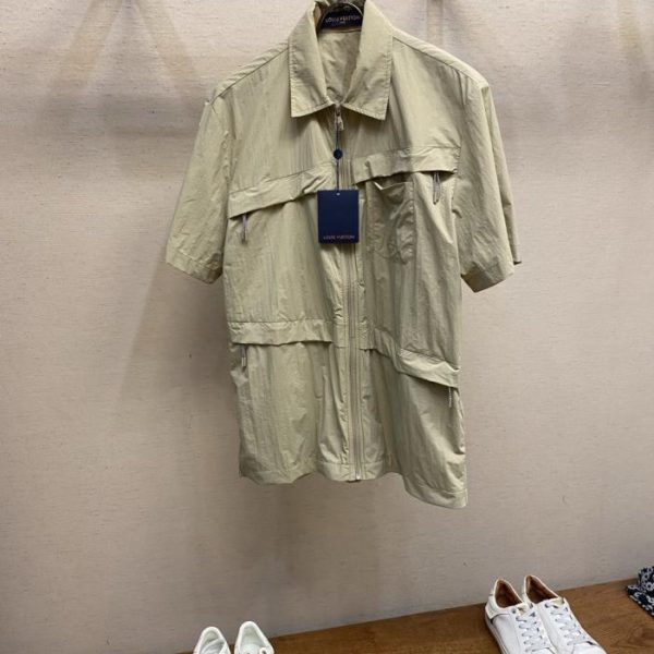 designer,replica,clothing,fake,1:1,lv,luxury,high quality LV Camping Short-Sleeve Shirt (IMJEO)