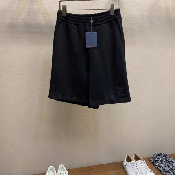 designer,replica,clothing,fake,1:1,lv,luxury,high quality LV shorts, crafted from a delicate cotton-blend knit for a relaxed silhouette (SLHMQ)