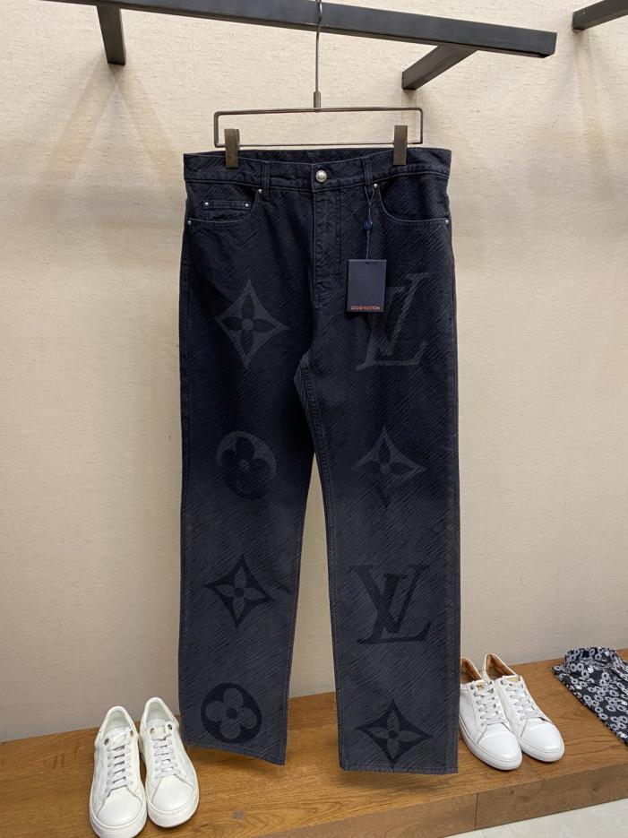 designer,replica,clothing,fake,1:1,lv,luxury,high quality LV gradient monogram straight-leg jeans (C11B6) designer,replica,clothing,fake,1:1,lv,luxury,high quality LV gradient monogram straight-leg jeans (C11B6)