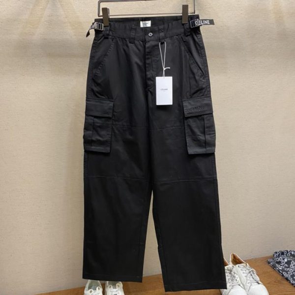 designer,replica,clothing,fake,1:1,lv,luxury,high quality Celine Tech Cotton Workwear Pocket Pants (YDIGU)