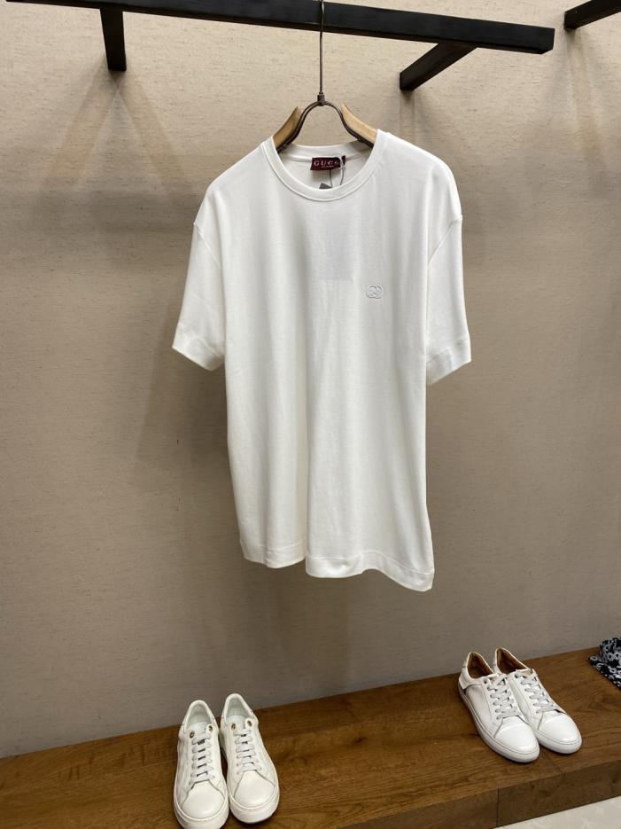designer,replica,clothing,fake,1:1,lv,luxury,high quality Gucci Crew Neck Embroidered Double G Interlocking Knit Cotton T-Shirt (FMLHB) designer,replica,clothing,fake,1:1,lv,luxury,high quality Gucci Crew Neck Embroidered Double G Interlocking Knit Cotton T-Shirt (FMLHB)