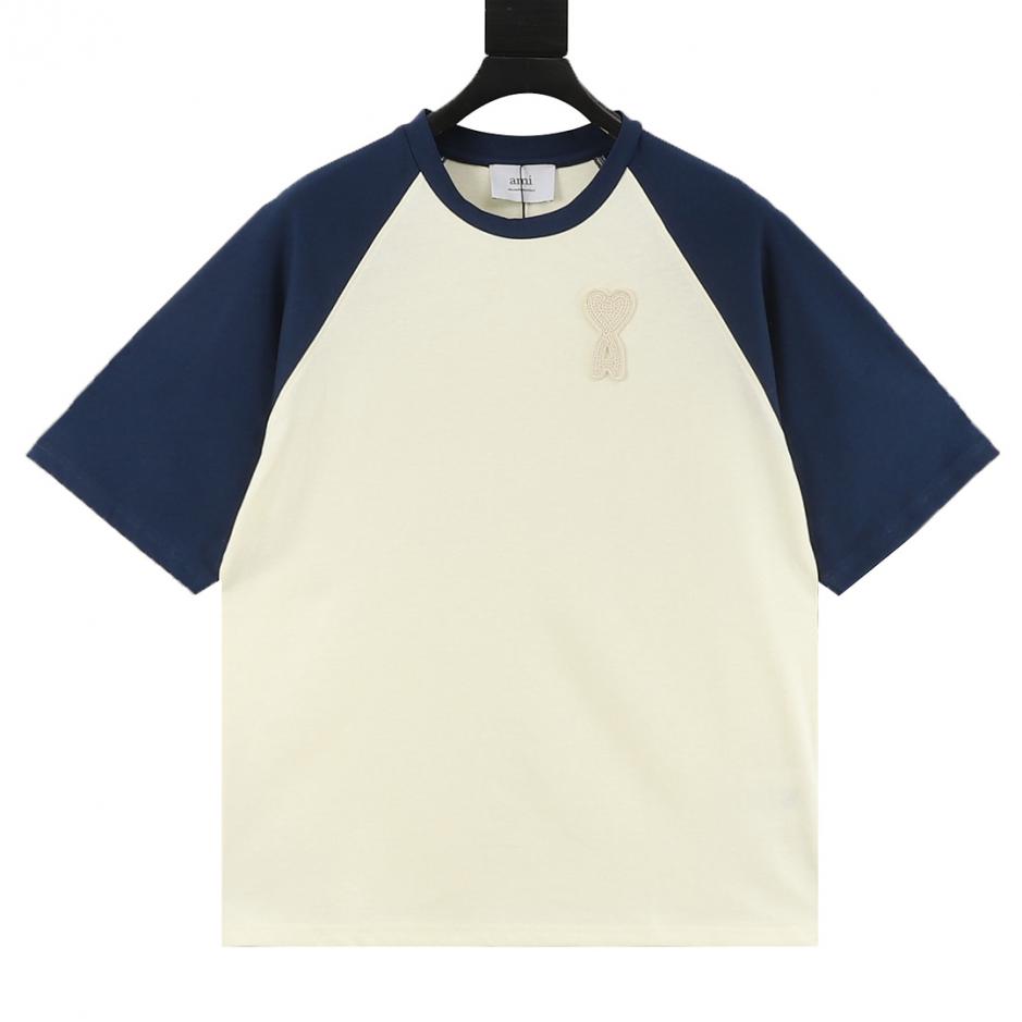 designer,replica,clothing,fake,1:1,lv,luxury,high quality Ami Paris Color Block Short-Sleeve T-Shirt (6B00) designer,replica,clothing,fake,1:1,lv,luxury,high quality Ami Paris Color Block Short-Sleeve T-Shirt (6B00)