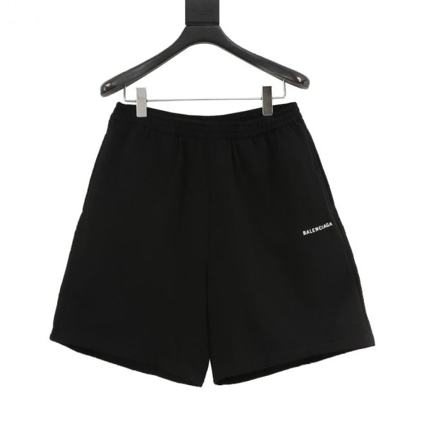 designer,replica,clothing,fake,1:1,lv,luxury,high quality Balenciaga BACK Two-tone Embroidered Shorts (B896)