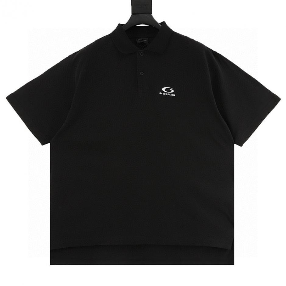 designer,replica,clothing,fake,1:1,lv,luxury,high quality Balenciaga circular embroidered pique fabric short-sleeved polo shirt (CE4B) designer,replica,clothing,fake,1:1,lv,luxury,high quality Balenciaga circular embroidered pique fabric short-sleeved polo shirt (CE4B)