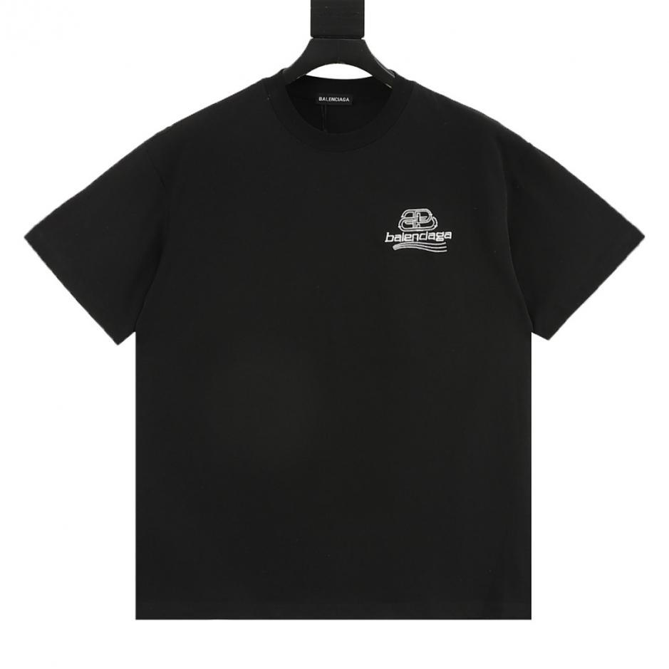 designer,replica,clothing,fake,1:1,lv,luxury,high quality BALENCIAGA Short-Sleeve T-Shirt with Double B Lock Embroidery on the Left Chest (E52C) designer,replica,clothing,fake,1:1,lv,luxury,high quality BALENCIAGA Short-Sleeve T-Shirt with Double B Lock Embroidery on the Left Chest (E52C)