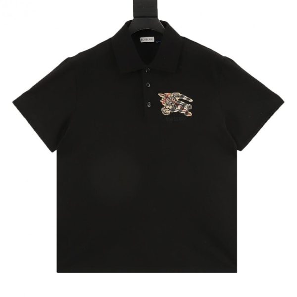designer,replica,clothing,fake,1:1,lv,luxury,high quality Burberry equestrian appliqué short-sleeved polo shirt (A761)
