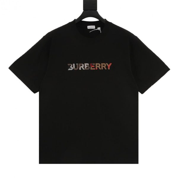 designer,replica,clothing,fake,1:1,lv,luxury,high quality Burberry Eight-Color Embroidered Letter Short-Sleeve T-Shirt (BC83)