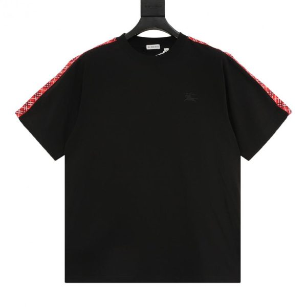 designer,replica,clothing,fake,1:1,lv,luxury,high quality Burberry Lunar New Year Collection: Red Ribbon Check Short-Sleeve T-Shirt (59CA)