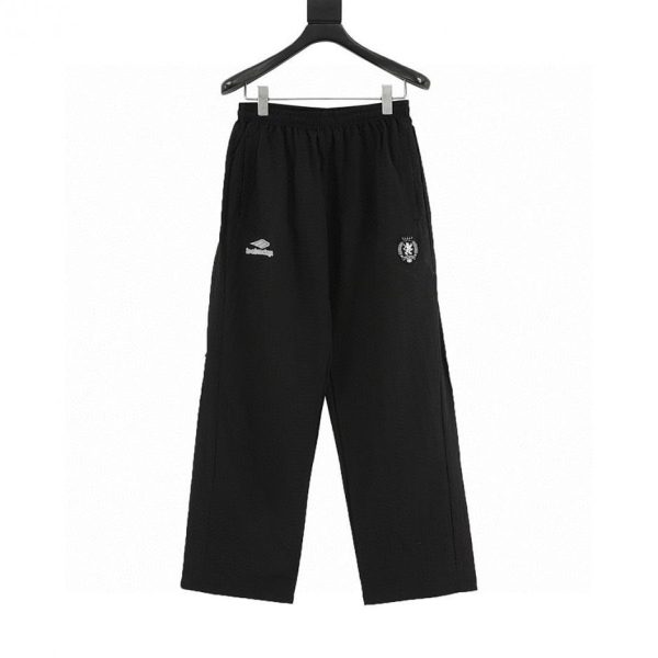 designer,replica,clothing,fake,1:1,lv,luxury,high quality Balenciaga 3M Manchester United Embroidered Tracksuit Trousers (7A5C)