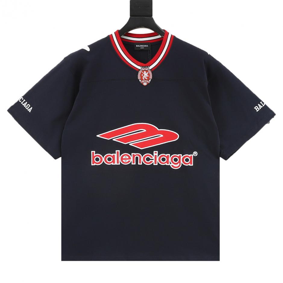 designer,replica,clothing,fake,1:1,lv,luxury,high quality Balenciaga Embroidered Logo Patchwork Short-Sleeve Jersey (EC32) designer,replica,clothing,fake,1:1,lv,luxury,high quality Balenciaga Embroidered Logo Patchwork Short-Sleeve Jersey (EC32)