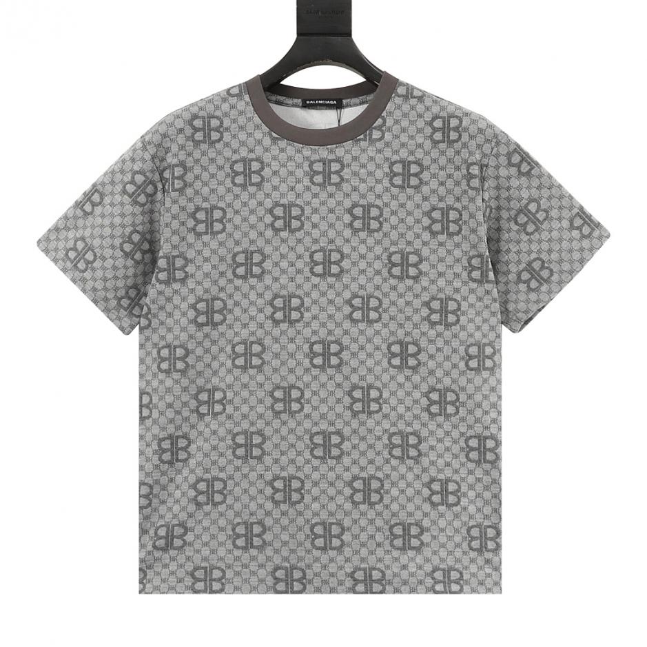 designer,replica,clothing,fake,1:1,lv,luxury,high quality Balenciaga all-over monogram jacquard short-sleeved shirt (C92B) designer,replica,clothing,fake,1:1,lv,luxury,high quality Balenciaga all-over monogram jacquard short-sleeved shirt (C92B)