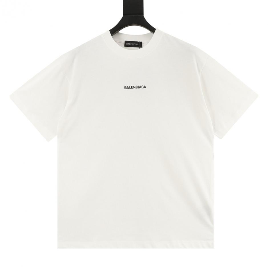 designer,replica,clothing,fake,1:1,lv,luxury,high quality Balenciaga short-sleeved shirt with embroidered lettering on the front and back (4250) designer,replica,clothing,fake,1:1,lv,luxury,high quality Balenciaga short-sleeved shirt with embroidered lettering on the front and back (4250)