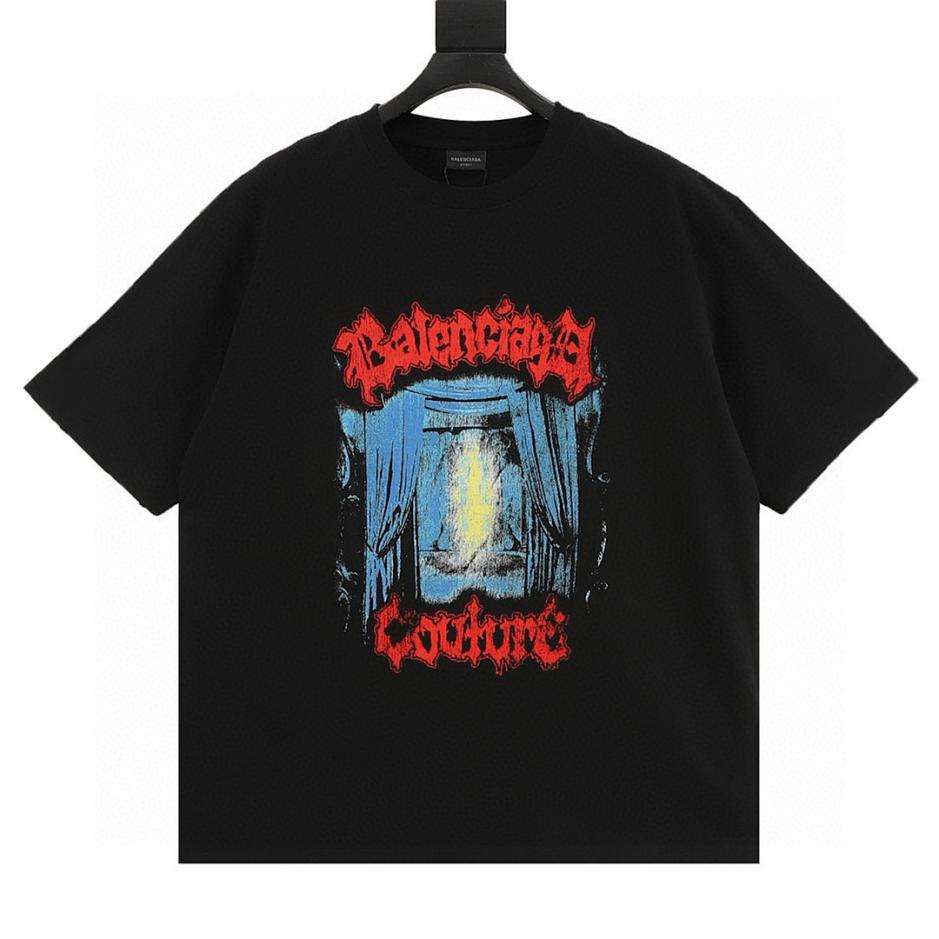 designer,replica,clothing,fake,1:1,lv,luxury,high quality Balenciaga Red and Blue Graffiti Door Style Washed Ripped Short-Sleeve T-Shirt (D995) designer,replica,clothing,fake,1:1,lv,luxury,high quality Balenciaga Red and Blue Graffiti Door Style Washed Ripped Short-Sleeve T-Shirt (D995)