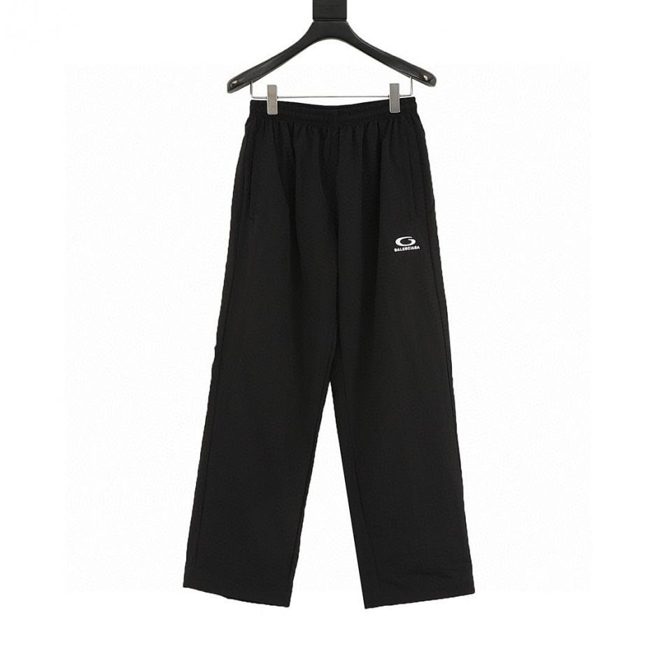 designer,replica,clothing,fake,1:1,lv,luxury,high quality Balenciaga tracksuit pants with front and back semi-circular letter embroidery (53E6) designer,replica,clothing,fake,1:1,lv,luxury,high quality Balenciaga tracksuit pants with front and back semi-circular letter embroidery (53E6)