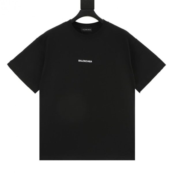designer,replica,clothing,fake,1:1,lv,luxury,high quality BALENCIAGA front and back letter print short-sleeved T-shirt (4802)