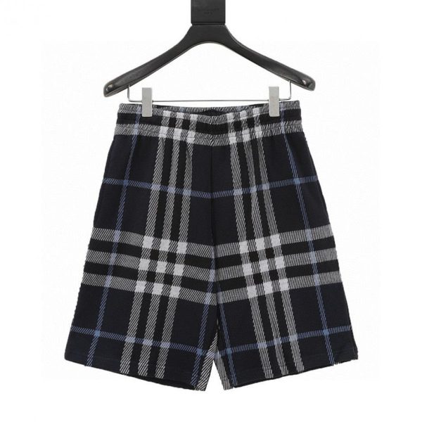 designer,replica,clothing,fake,1:1,lv,luxury,high quality Burberry check knit suit shorts (4748)