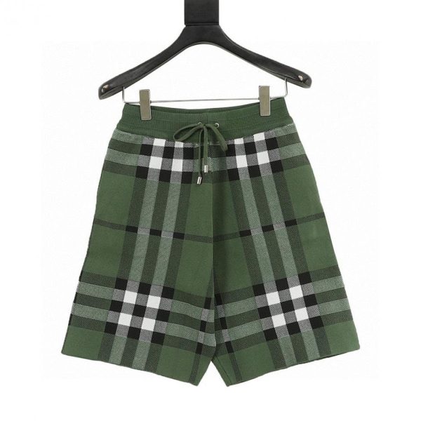 designer,replica,clothing,fake,1:1,lv,luxury,high quality BURBERRY Large Check Knit Shorts (4856)