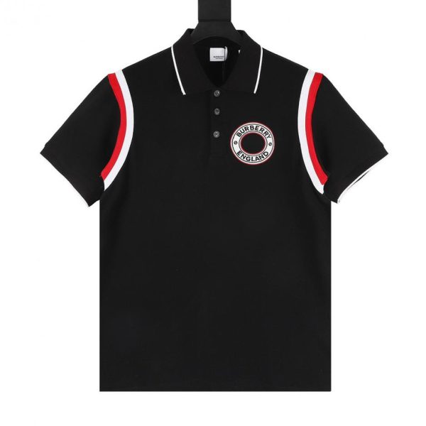 designer,replica,clothing,fake,1:1,lv,luxury,high quality BURBERRY classic short-sleeved shirt with embroidered logo on the chest (1Fendi 4)