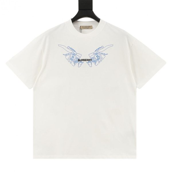 designer,replica,clothing,fake,1:1,lv,luxury,high quality BURBERRY Knight Wing Logo Short-Sleeve T-Shirt (3C79)